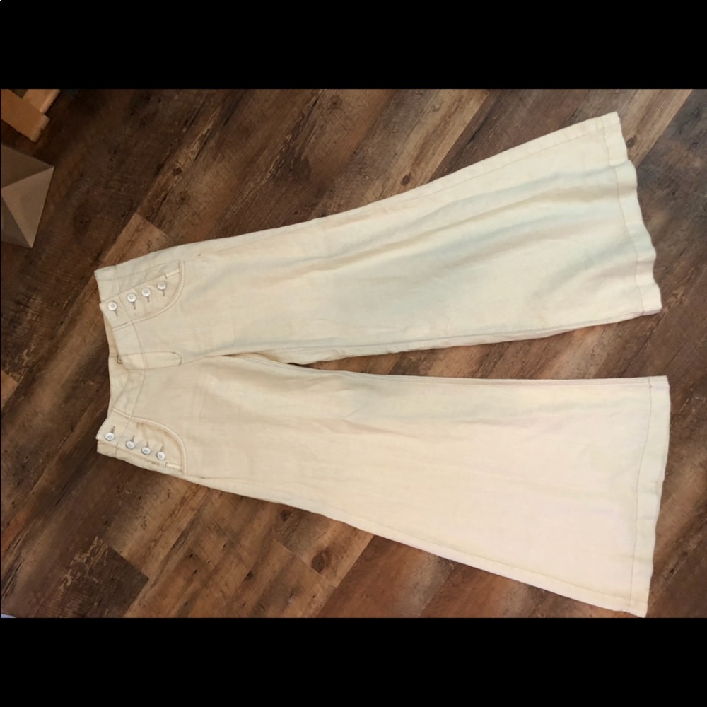 Free people wide leg pants